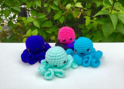 The Kawaii Octopus Family amigurumi pattern 