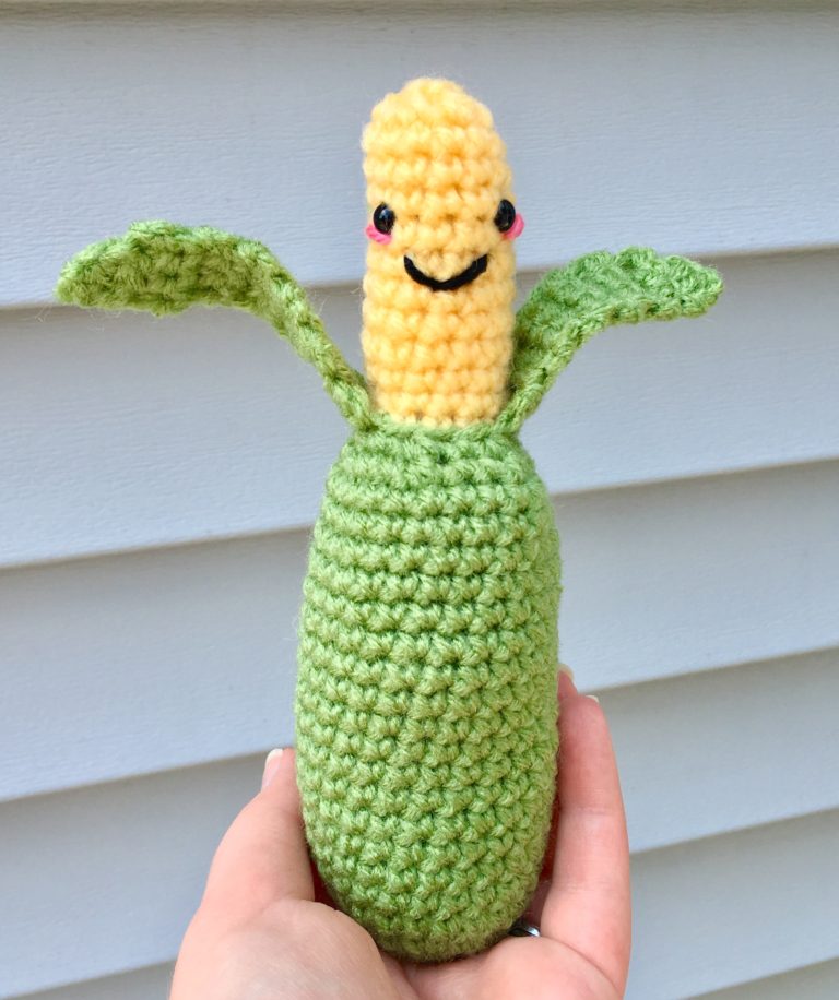 Amigurumi Corn on the Cob Crochet Pattern Crafty Kitty Crochet