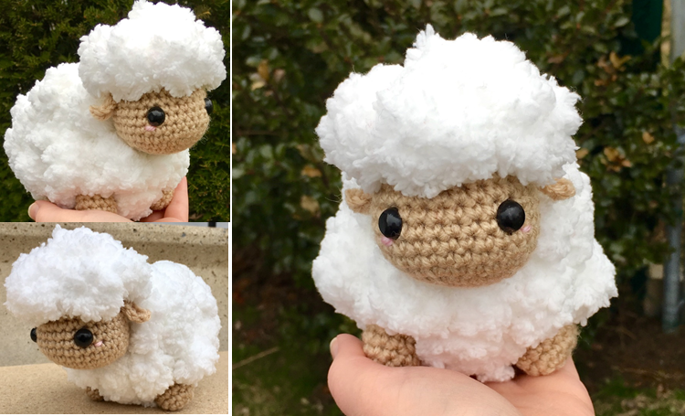 Fluffy Sheep Crochet Plushie: Crochet pattern | Ribblr