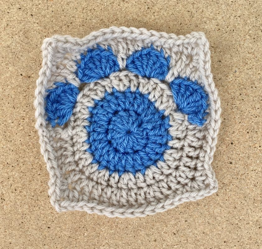 Paw Print Granny Square Crochet Pattern Crafty Kitty Crochet