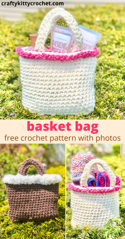 Lulu Basket Bag FREE Crochet Pattern — Two of Wands