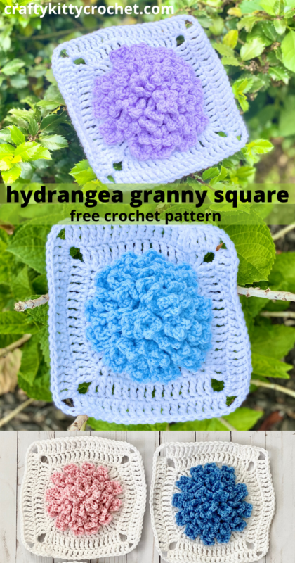 Susan's Family Diy Crochet Blanket Kit Hydrangea Flower Blanket