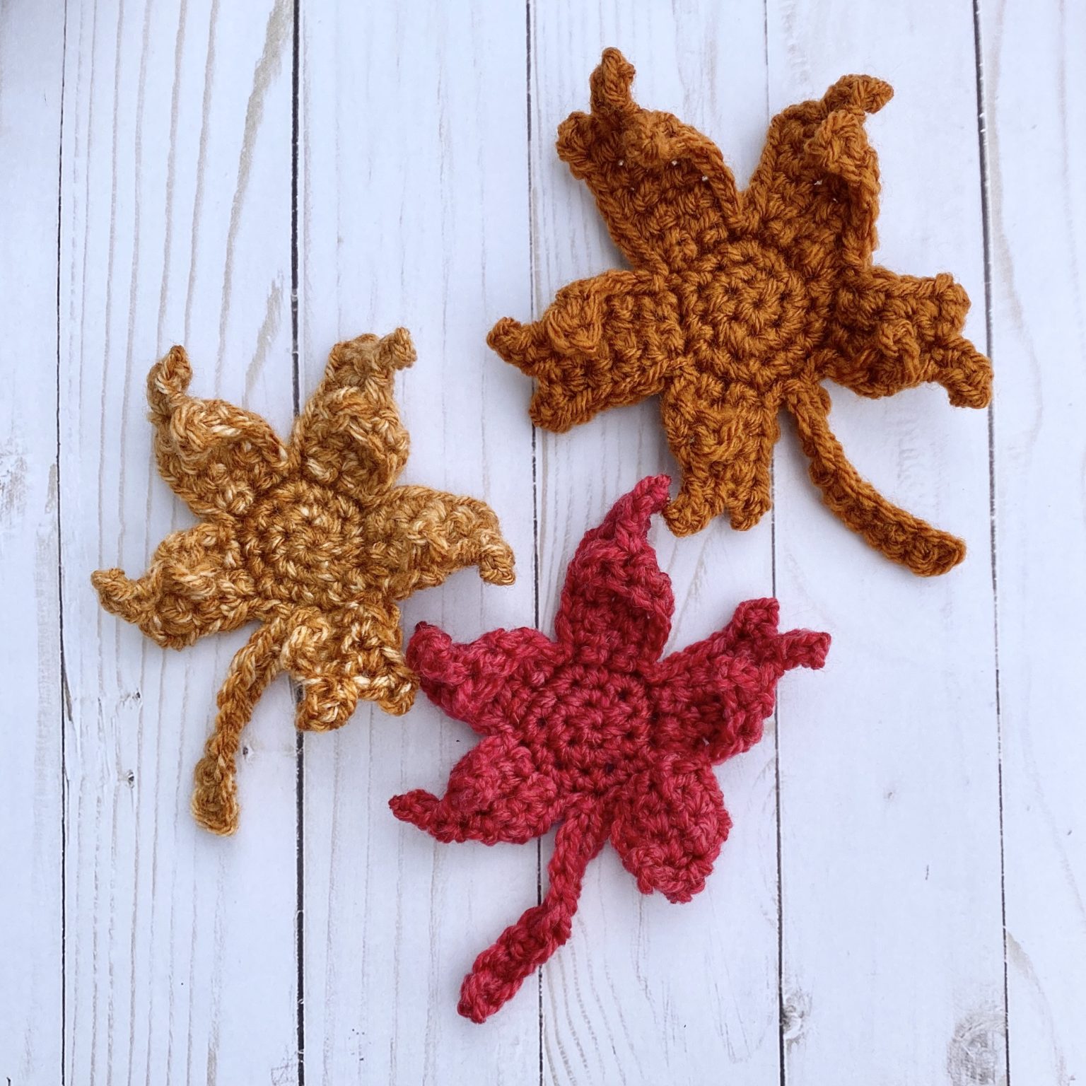 Fall Maple Leaf - Crochet Pattern ~ Crafty Kitty Crochet