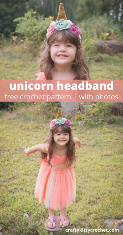 Unicorn Headband - Crochet Pattern ~ Crafty Kitty Crochet