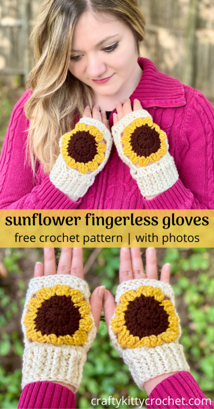 Easy Crochet Fingerless Gloves (Free Pattern) - love. life. yarn.