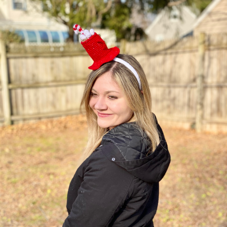 Hot Cocoa Top Hat Headband - Crochet Pattern ~ Crafty Kitty Crochet