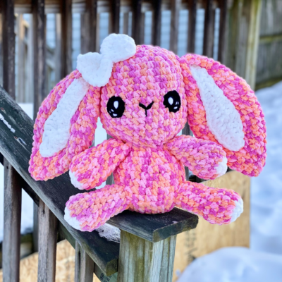 Spring Sherbet Bunny - Amigurumi Crochet Pattern ~ Crafty Kitty Crochet