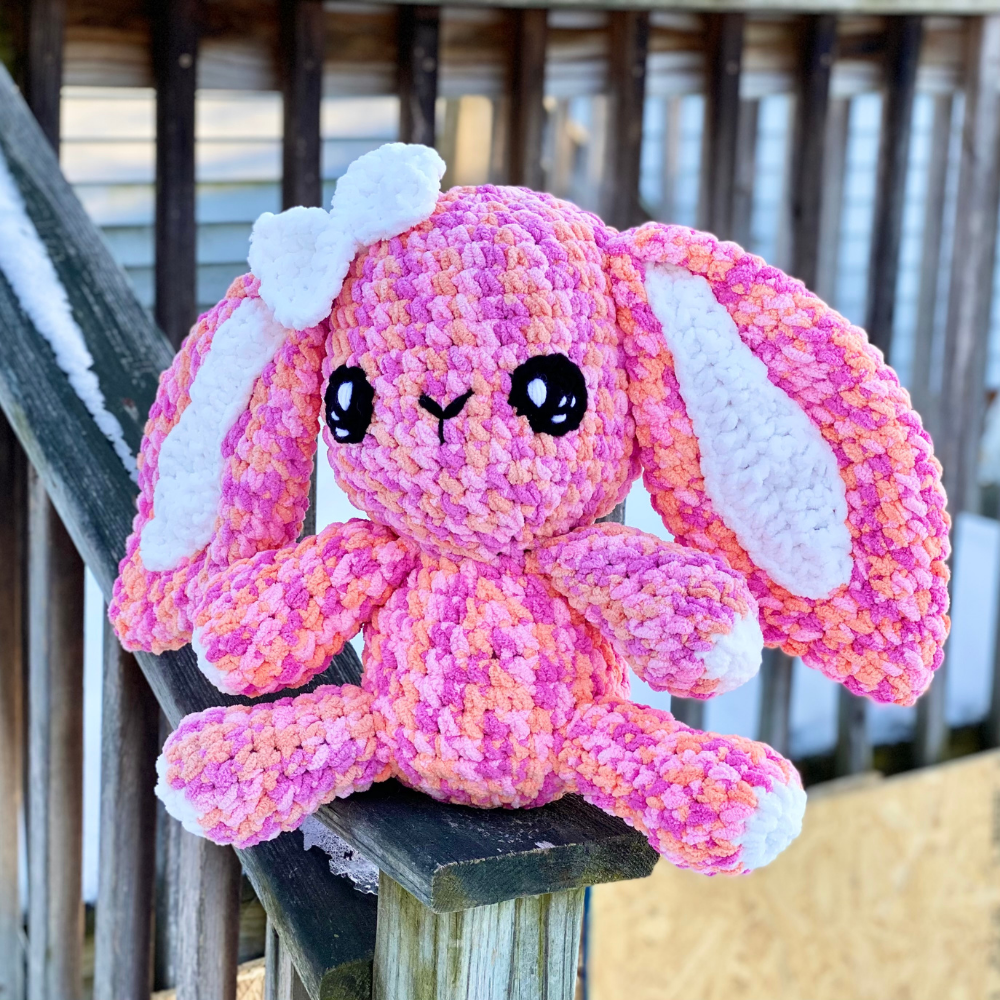 Spring Sherbet Bunny - Amigurumi Crochet Pattern ~ Crafty Kitty Crochet