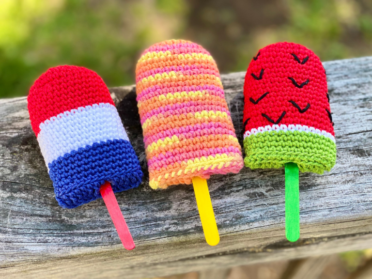 Summer Popsicles Crochet Pattern Crafty Kitty Crochet