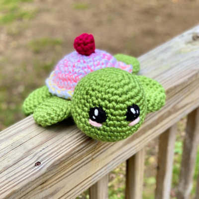 Amigurumi Birthday Turtle - Crochet Pattern ~ Crafty Kitty Crochet