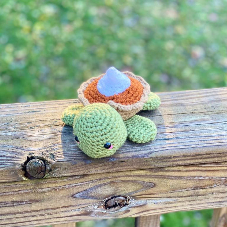 Amigurumi Pumpkin Pie Turtle - Crochet Pattern ~ Crafty Kitty Crochet