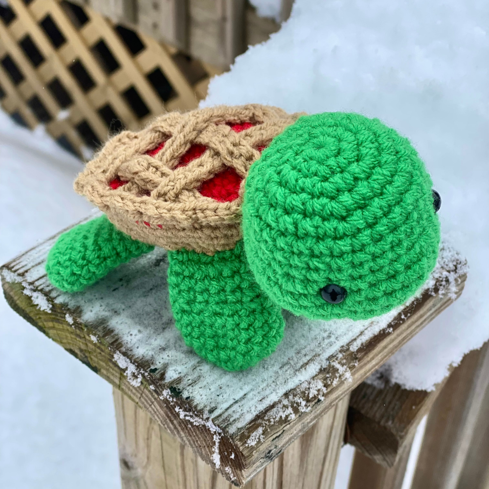 Amigurumi Cherry Pie Turtle - Crochet Pattern ~ Crafty Kitty Crochet