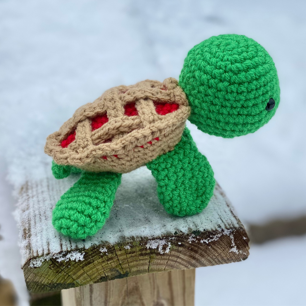 Amigurumi Cherry Pie Turtle - Crochet Pattern ~ Crafty Kitty Crochet