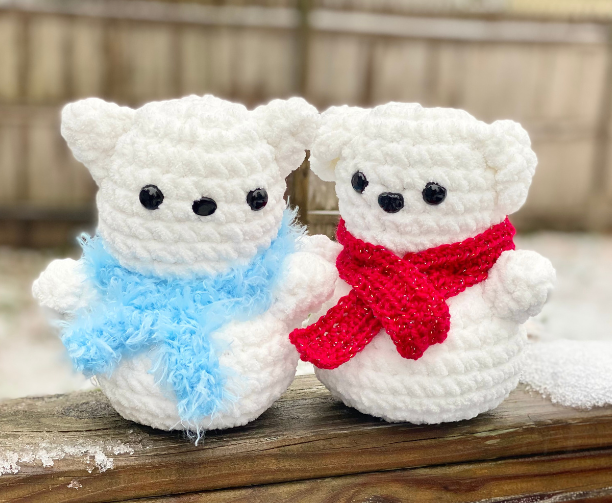 Amigurumi Snow Critters - Crochet Pattern ~ Crafty Kitty Crochet