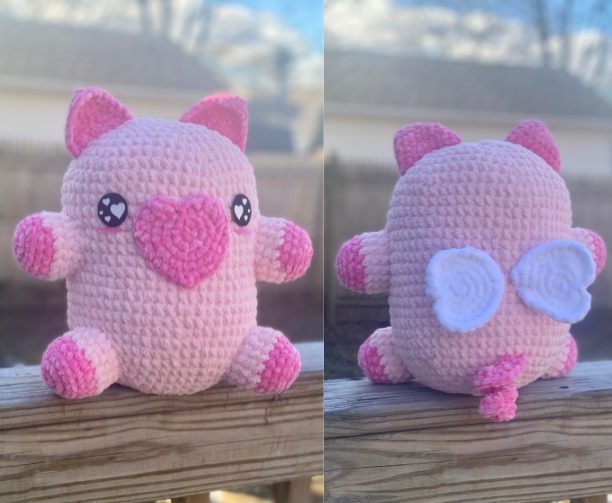 Pig Crochet Pattern PDF  Crochet Animal Patterns for Beginners
