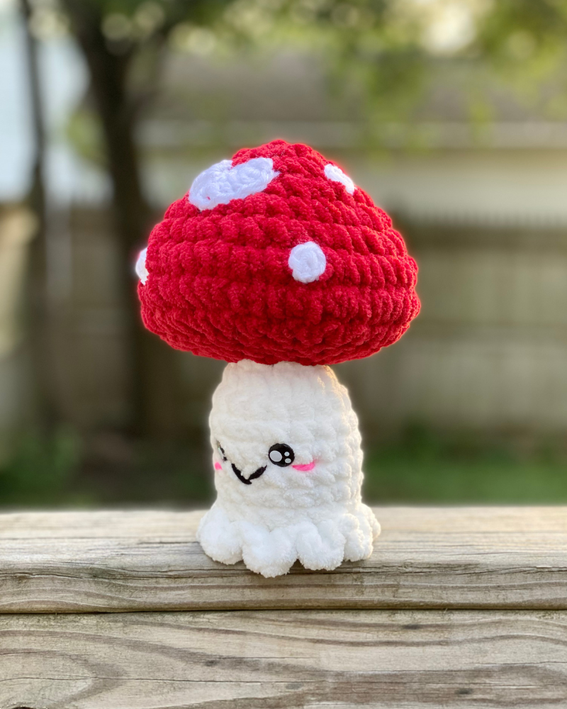 Amigurumi Mushroom Ghost - Crochet Pattern ~ Crafty Kitty Crochet